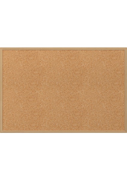 90X120 cm Ahşap Çerçeve Mantar Pano ( Eko )-PAN538