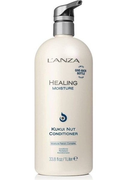 Saç Kremi Lanza Kukui Nut Conditioner Healing Moisture Iyileştirici Saç Kremi 1000 ml