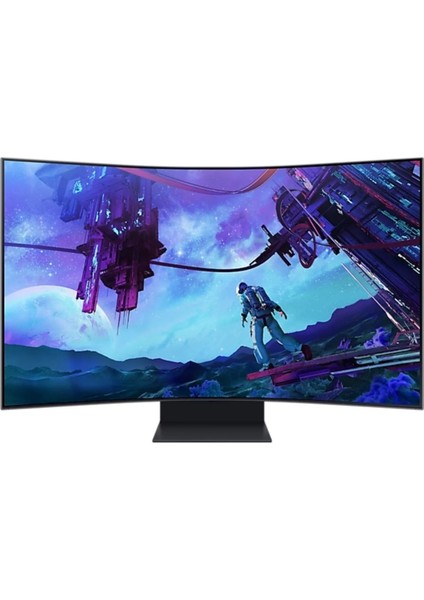 Odyssey Ark LS55CG97WNUXUF 55 Inç UHD 165Hz 1ms Pivot Asansör Multi View HDR10+ 1000R Kavisli Kokpit Quantum Mini LED Smart Gaming Hub Monitör