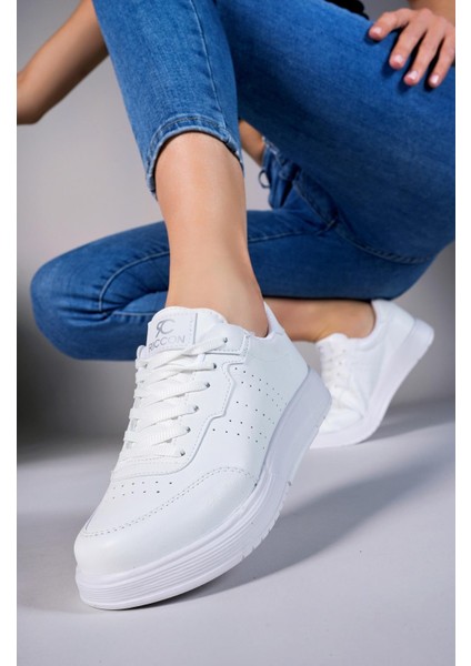 Glaweth Kadın Sneaker 0012158BEYAZ