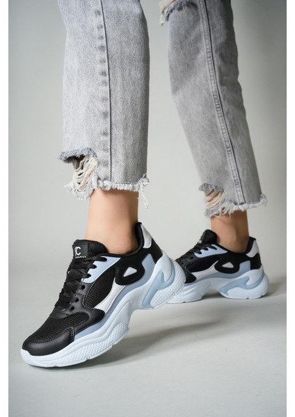 Kadın Sneaker 0012152SIYAH Beyaz Mavi