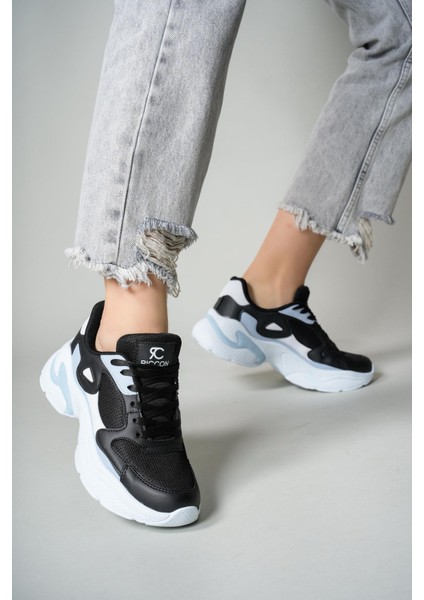Kadın Sneaker 0012152SIYAH Beyaz Mavi