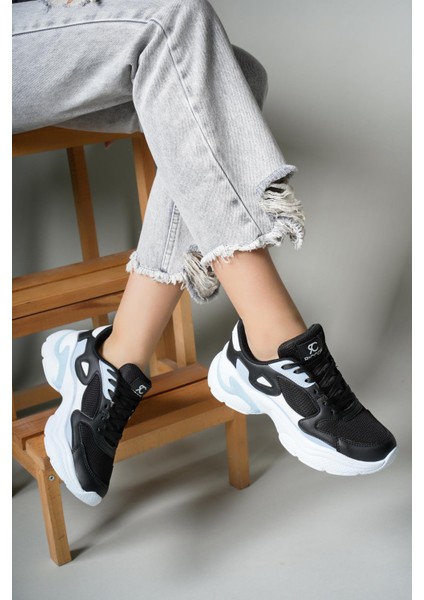 Kadın Sneaker 0012152SIYAH Beyaz Mavi