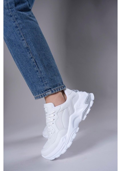 Delossiel Kadın Sneaker 0012159BEYAZ