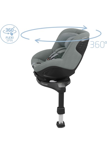 MaxiCosi Mica 360 Pro İSize Dünyanın İlk Kızaklı, Araç Dışına Çıkabilen Adac'Lı İsofix'Li 360 Dönebilir Yatabilir 018 Kg Bebek Oto Koltuğu Authentic Grey