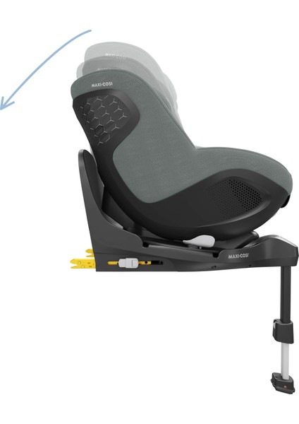 MaxiCosi Mica 360 Pro İSize Dünyanın İlk Kızaklı, Araç Dışına Çıkabilen Adac'Lı İsofix'Li 360 Dönebilir Yatabilir 018 Kg Bebek Oto Koltuğu Authentic Grey