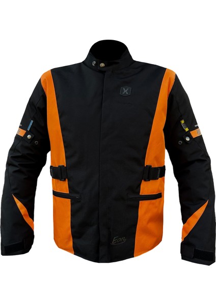 Eon 4 Mevsimlik Korumalı Uzun Motosiklet Montu Kırmızı Siyah modelleri