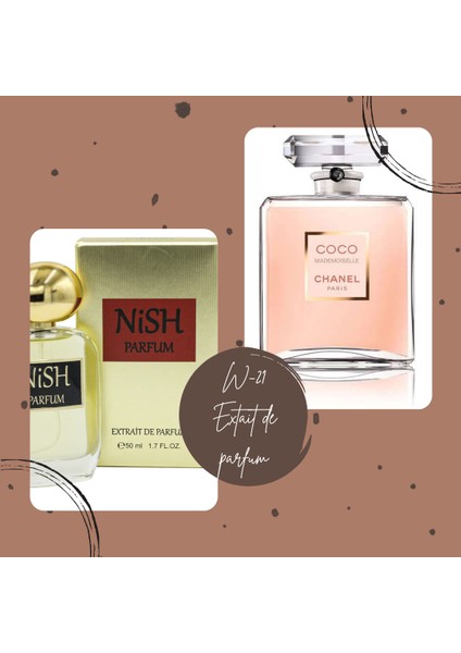 Parfum W-21 Extrait De Parfum 50ML Oriental