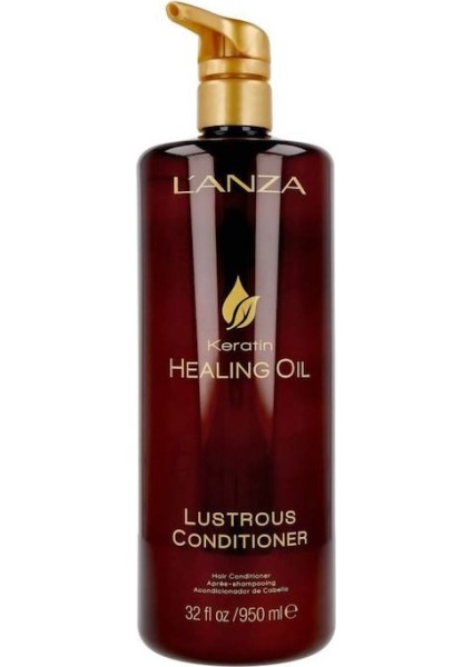 Saç Kremi Lanza Lustrous Conditioner Keratin Healing Oil Pürüzsüz Görünüm 950 ml