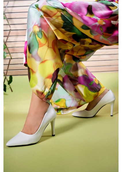 Adrora Kadın Topuklu Ayakkabı 0012783TEN Cilt fiyatları