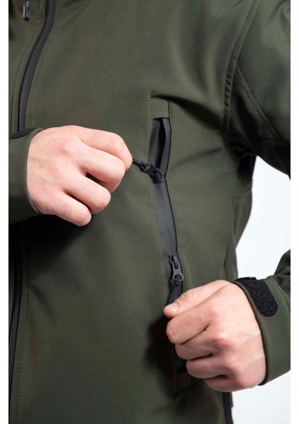 VAV Wear Tactical Outdoor Softshell Erkek Mont SHELLHT04