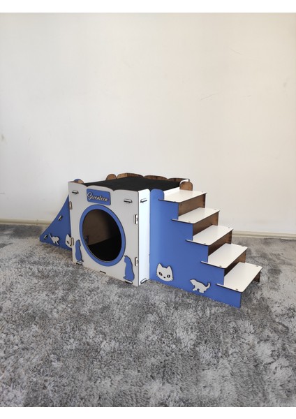 Mavi Kedi Evi Kedi Yuvası