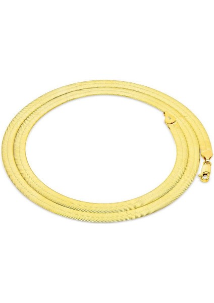 14 Ayar Altın Italyan Ezme Zincir Kolye 2 mm fiyatları