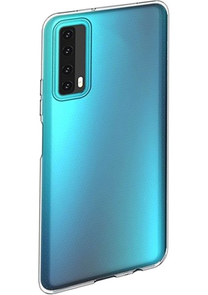 Huawei P Smart 2021 Kılıf Lüx Şeffaf Silikon - Şeffaf 300099