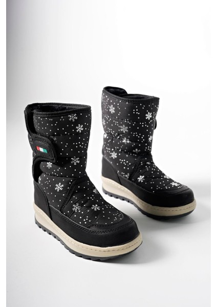 Ealgeth Çocuk Cırtlı Kar Botu 001290SIYAH Desenli fiyatları