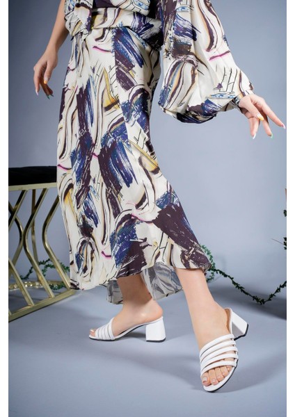 Kadın Terlik Ortopedik Beyaz Vegan Deri Yaz İçin Konforlu ve Şık Seçim modelleri