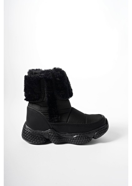 Szirnul Çocuk Fermuarlı Kar Botu 0012140SIYAH