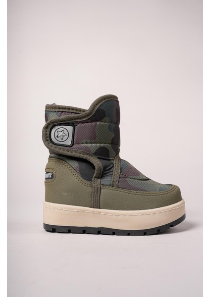 Qiggil Çocuk Kar Botu 001270HAKI Kamuflaj
