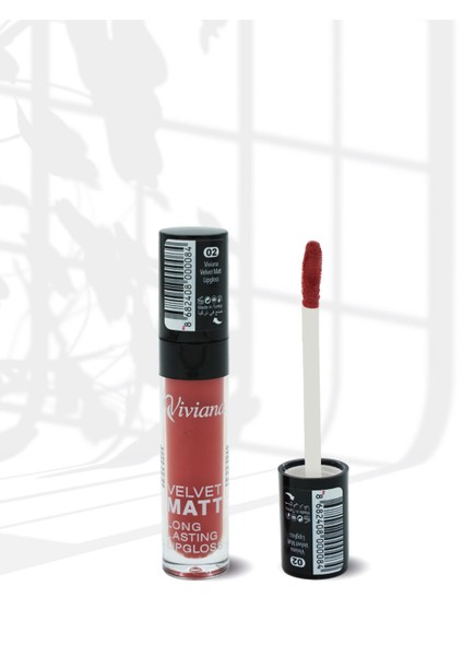 Velvet Matt Long Lasting Lipgloss 02