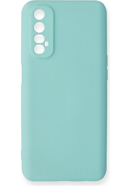 Realme 7 Kılıf Nano Içi Kadife Silikon - Turkuaz 300099