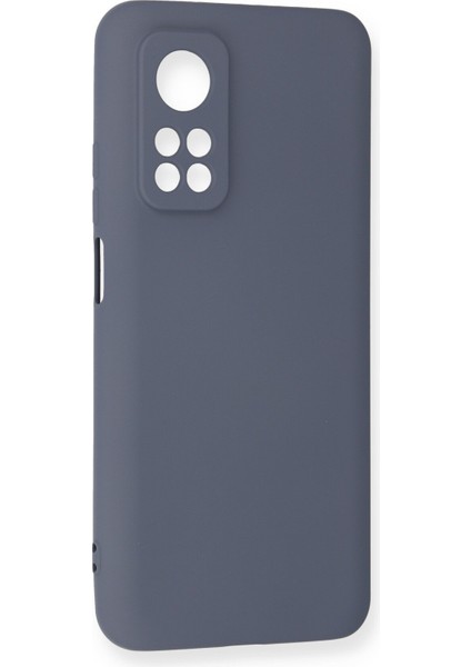 Xiaomi Mi 10T Pro Kılıf Nano Içi Kadife Silikon - Gri 300099