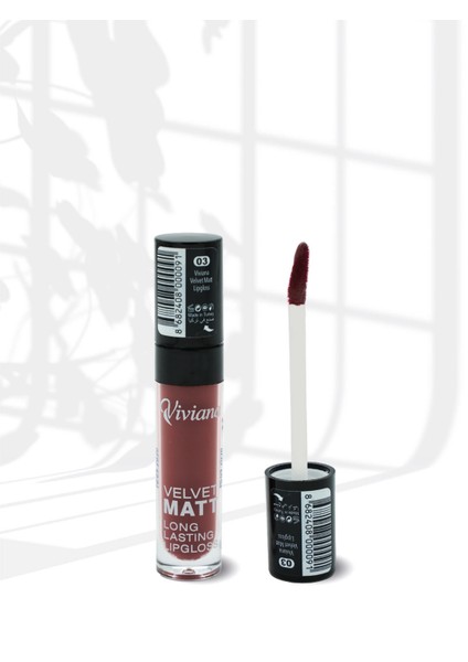 Velvet Matt Long Lasting Lipgloss 03