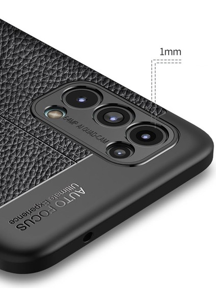 Oppo Reno 5 Kılıf Focus Derili Silikon - Kırmızı 300099 fırsatları