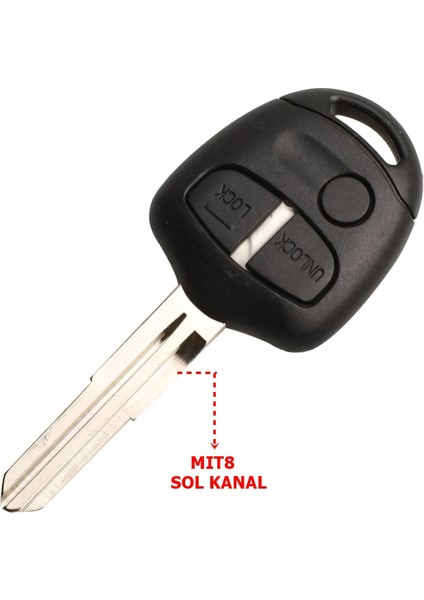 Mitsubishi Lancer L200 Pajero Kumanda Kabı Anahtar Kabı Oto Anahtarlık fırsatları