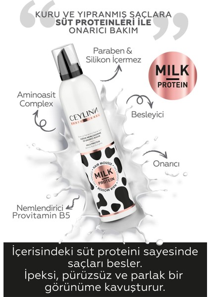 Milk Protein Saç Köpüğü