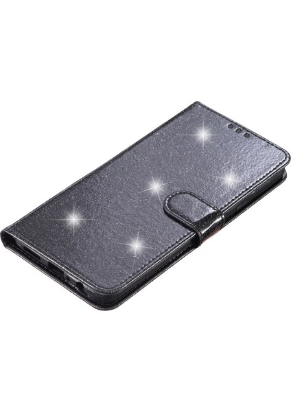 Samsung Galaxy S24+ Cüzdan Standlı Işıltılı Telefon Kapağı (Yurt Dışından)