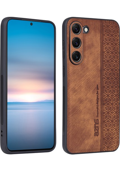 Samsung Galaxy S24+ Pu Deri+ Tpu Cep Telefon Koruma Kapağı (Yurt Dışından)