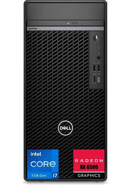 Optiplex 7010MT Tower Plus Intel Core I7 13700 16GB 1 Tb SSD 1 Tb HDD 4gb RX6500 Ekran Kartı Windows 10 Pro