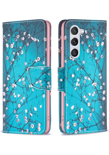 Samsung Galaxy S24 Pu Deri Desen Cüzdan Telefon Kapağı (Yurt Dışından)