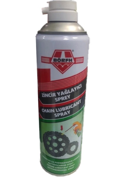 Motosiklet Zincir Yağlama Spreyi (500 Ml)