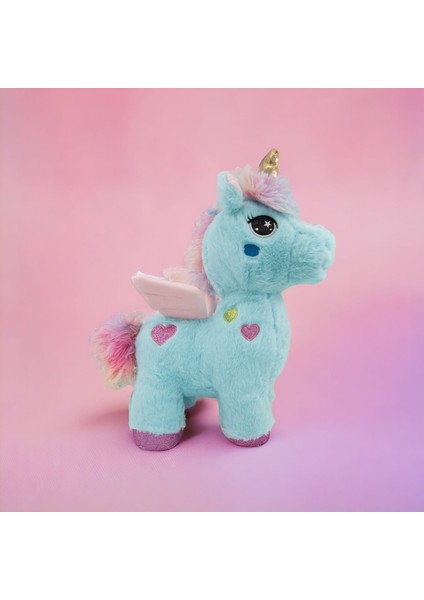 Unicorn 35CM Peluş Dört Ayaklı Kanatlı Tek Boynuzlu At