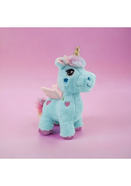 Unicorn 35CM Peluş Dört Ayaklı Kanatlı Tek Boynuzlu At