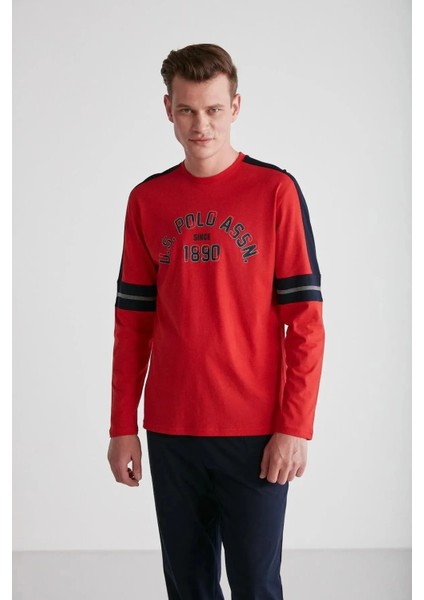 Pamuk Uzun Kol Erkek Pijama Takım 18727