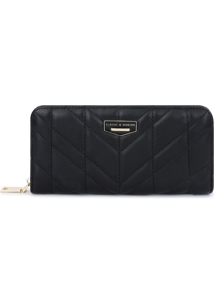 Işlemeli Küçük Kokulu Stil Fermuarlı Kadın Cüzdanı (Yurt Dışından)