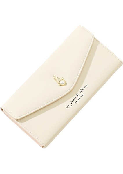 Niş Üst Düzey Basit Kadın Uzun Cüzdanı (Yurt Dışından)