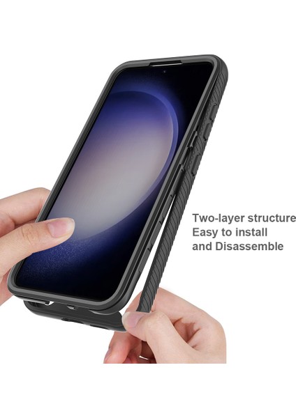 Samsung Galaxy S24+ Pc+ Tpu Koruyucu Kabuk Ekran Koruyucu (Yurt Dışından)