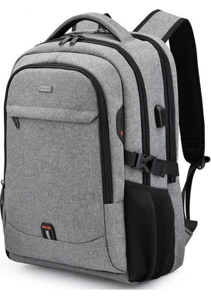 Sırt Çantası Erkek Büyük Kapasiteli Rahat Sırt Çantası Çok Fonksiyonlu Iş Gezisi Bilgisayar Çantası Orta ve Lise Öğrenci Çantası (Yurt Dışından)