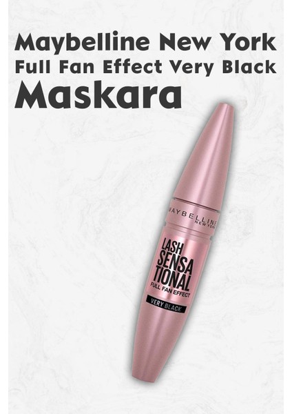 Full Fan Effect Very Black Maskara
