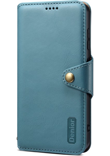 Samsung Galaxy S24+ Cowhide Doku Deri Cüzdan Kapağı (Yurt Dışından)