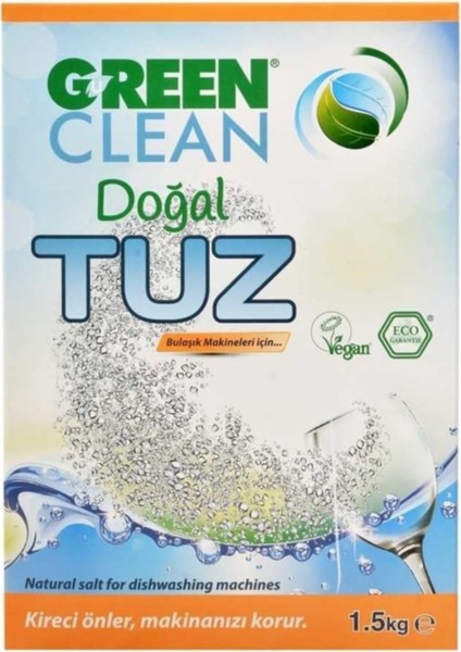 U Green Clean Green Clean 1,5 kg Bulaşık Makinesi Tuzu