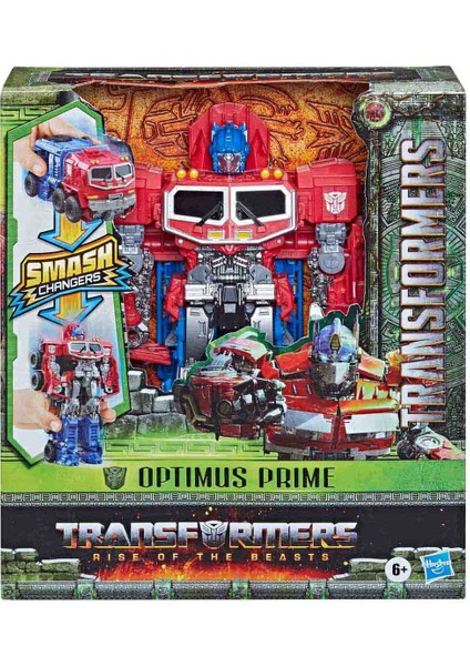 Transformers Rise Of The Beasts Smash Changers Figür F3900 - Optimus Prime