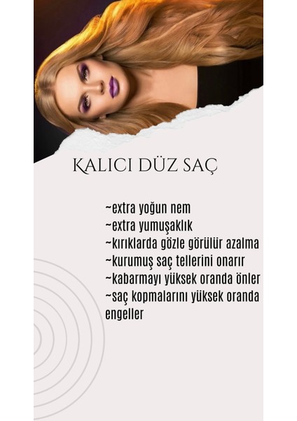 Saç Keratin - Brezilya Fönü Kalıcı Düzleştirici Saç Botox 100ml