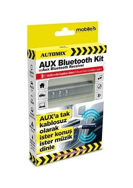 Aux Bluetooth Kit Ses Ayarlı