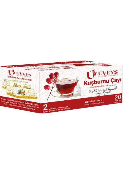 Kuşburnu Çayı 20 Poşet