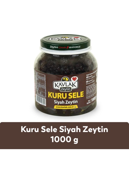 Kavlak Kuru Sele Gemlik Siyah Zeytin 1 kg