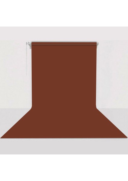 Sabit (Tavan & Duvar) Kağıt Sonsuz Stüdyo Fon Perde (Chestnut) 2.70X11 Metre